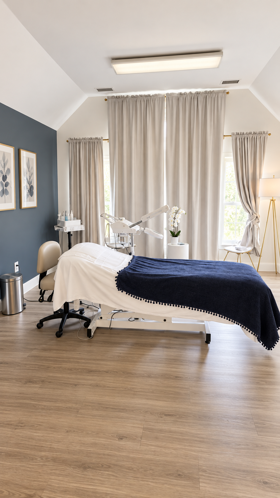 The private treatment room at Facials by Limary
